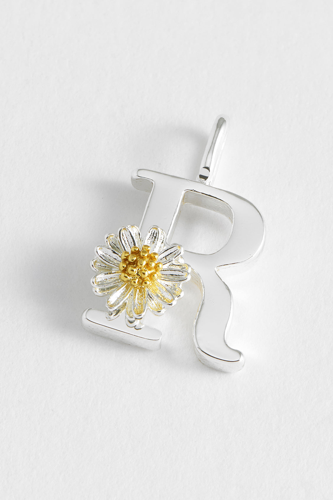 Wildflower Initial Charm