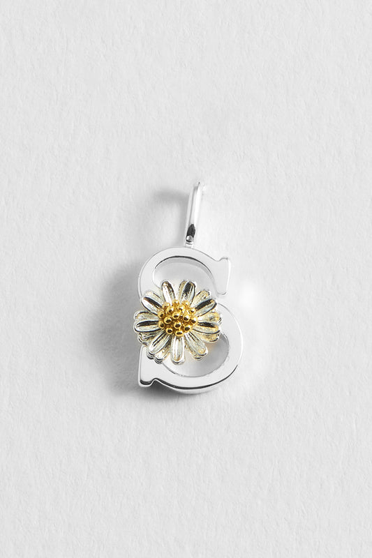 Wildflower Initial Charm