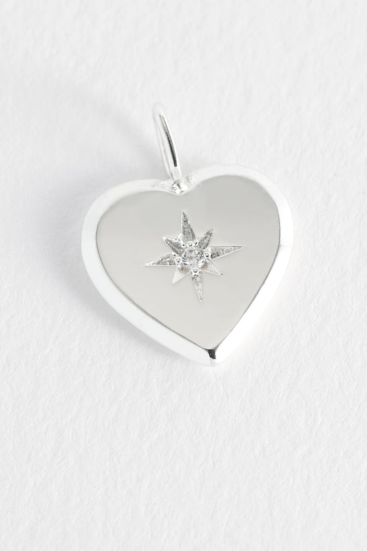 Heart CZ Charm