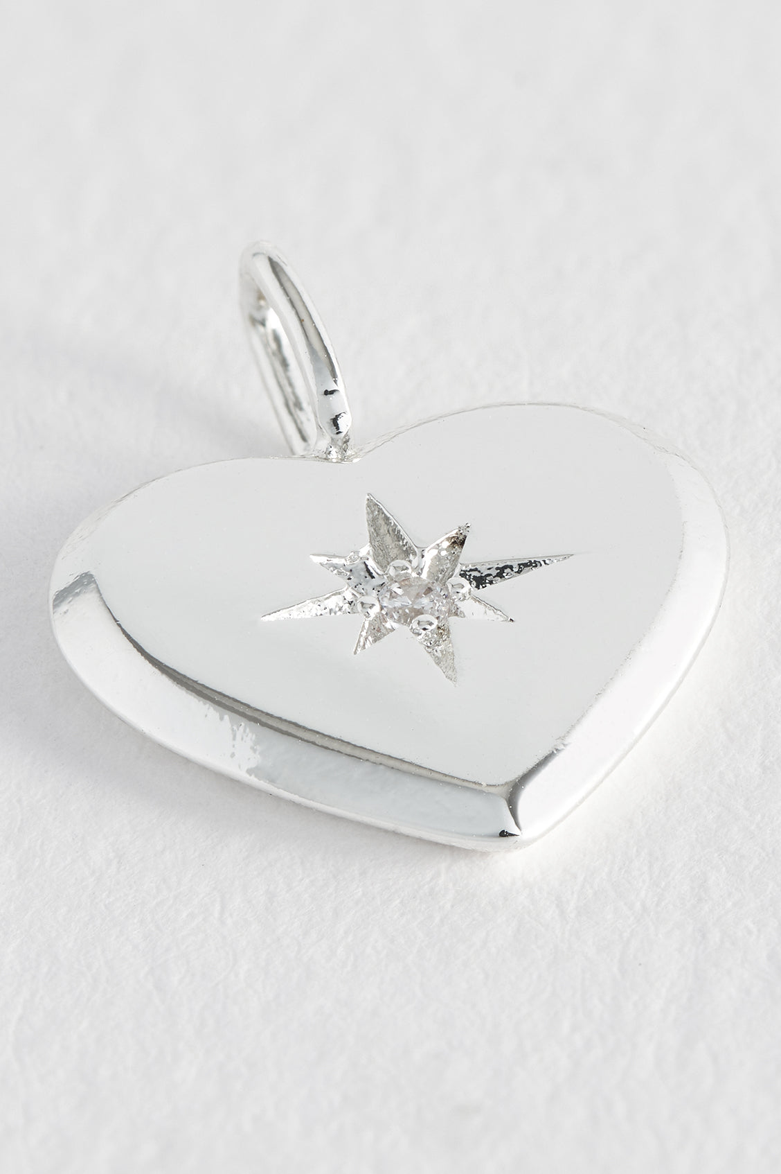 Heart CZ Charm