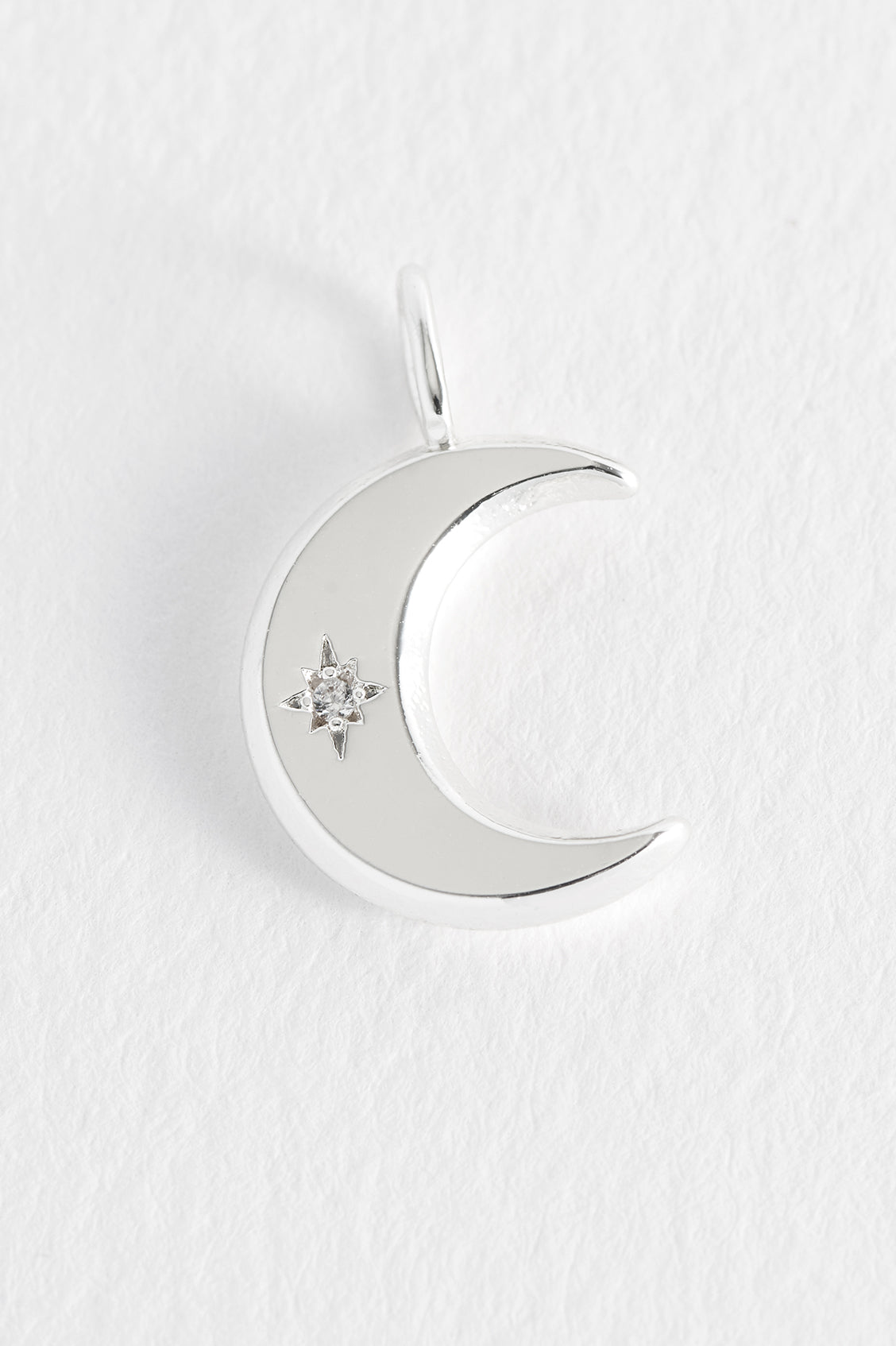 Moon CZ Charm