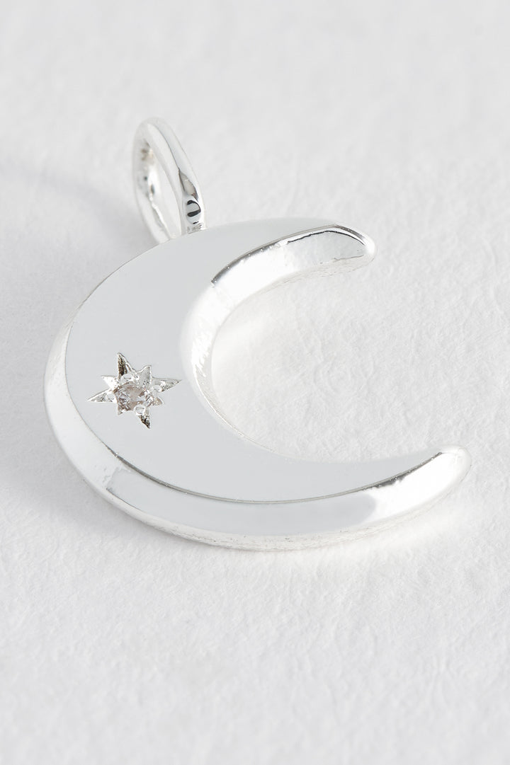 Moon CZ Charm