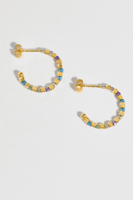 Coco Beaded Hoops