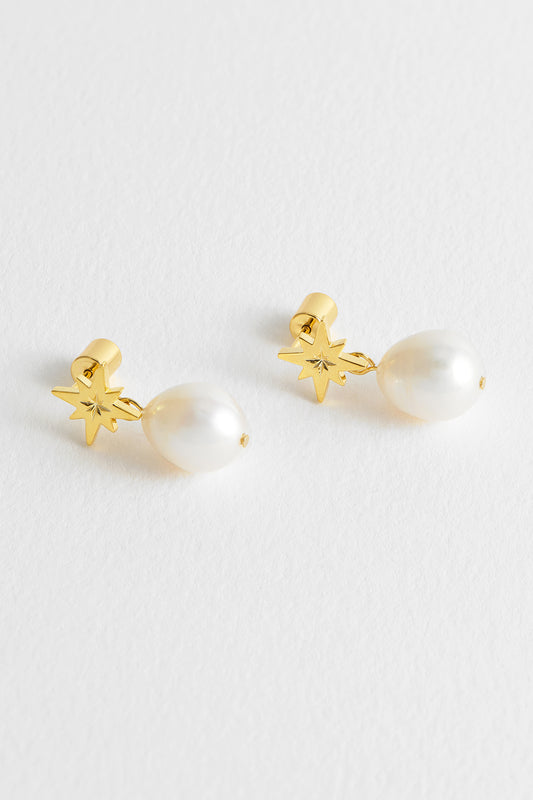 Pearl Northern Star Earrings