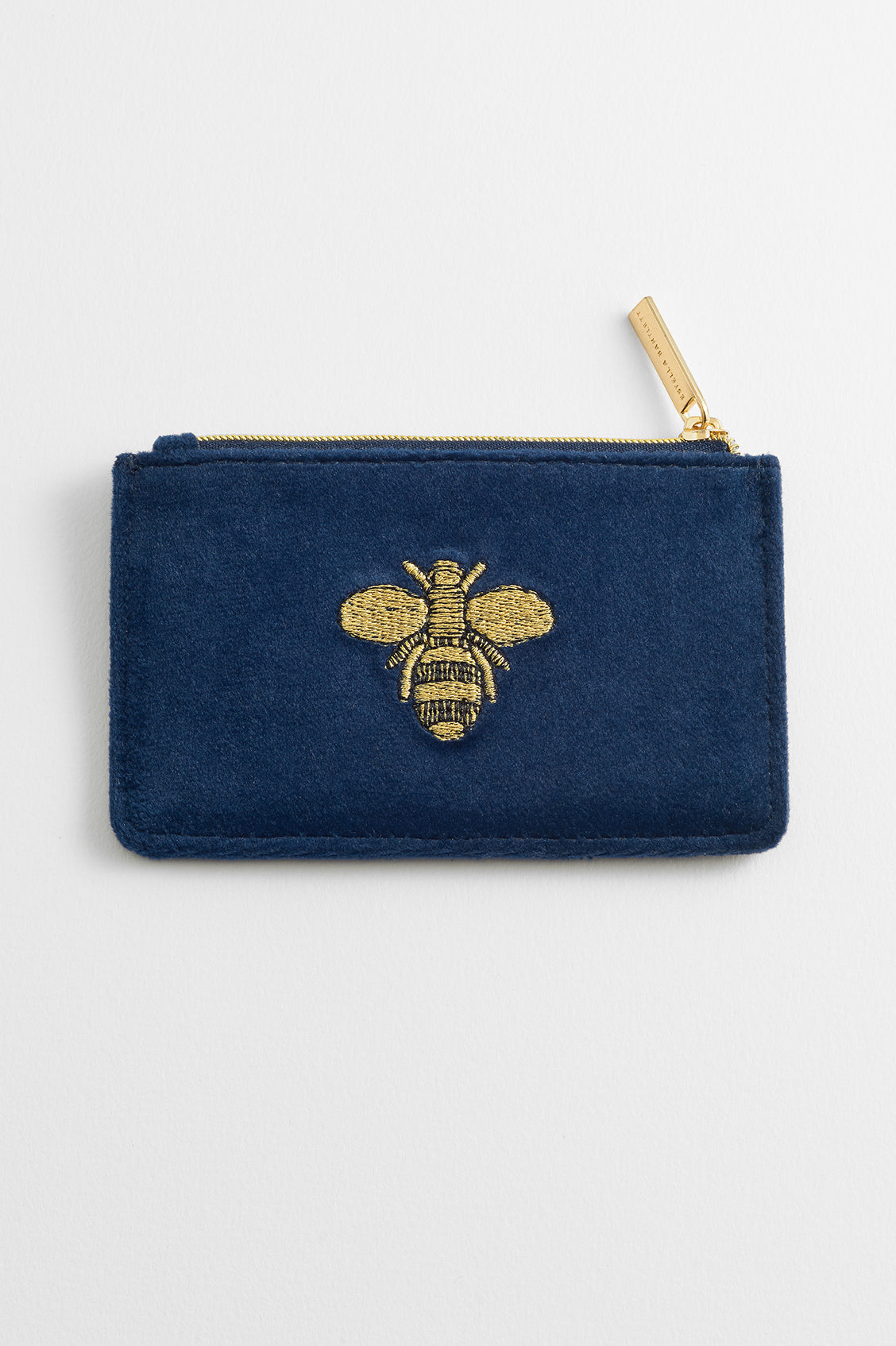 Embroidered Bee Card Purse