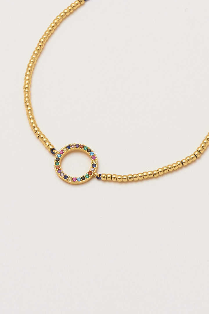 Rainbow Circle Louise Bracelet