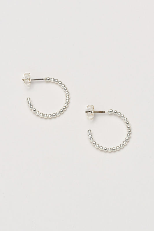 Beaded Hoop Earrings