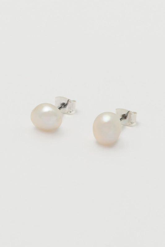 Baroque Pearl Stud Earrings