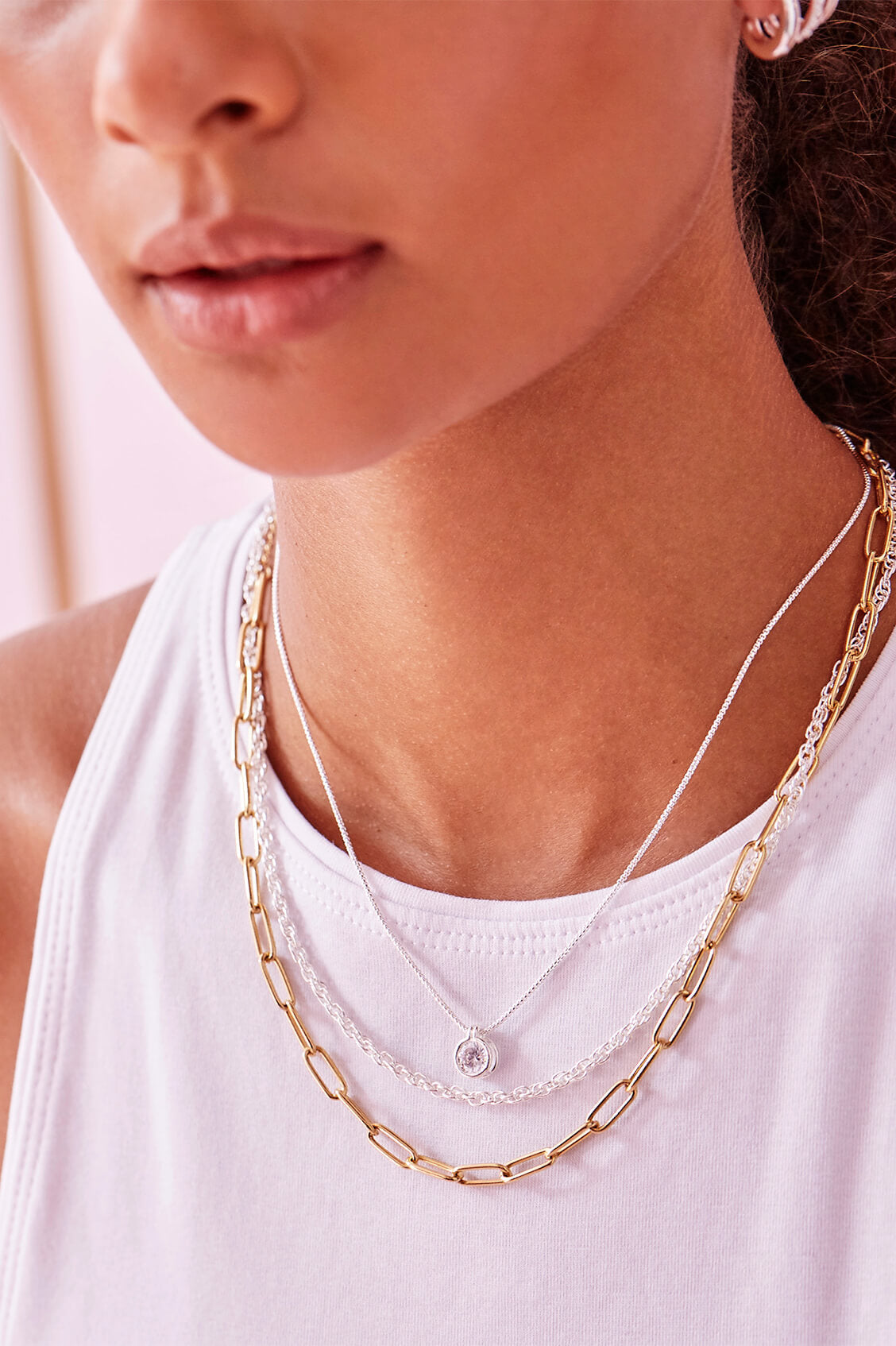 Paperclip Link Chain Necklace