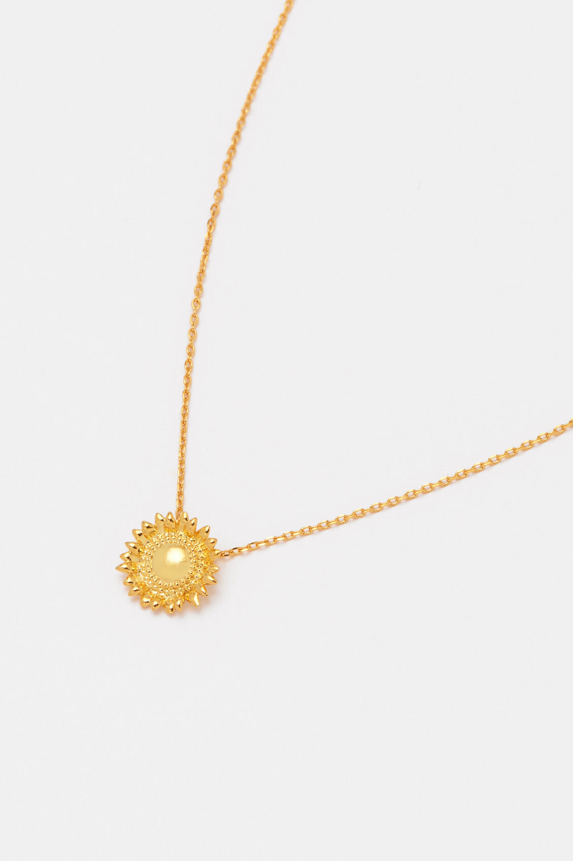 Sunflower Pendant Necklace