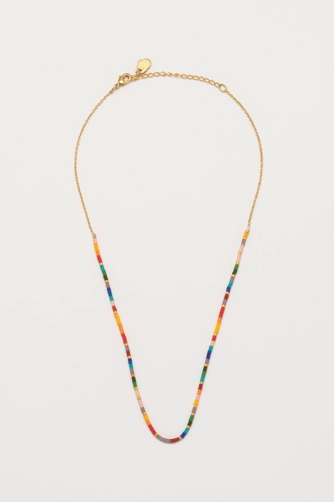 Rainbow Beaded Necklace